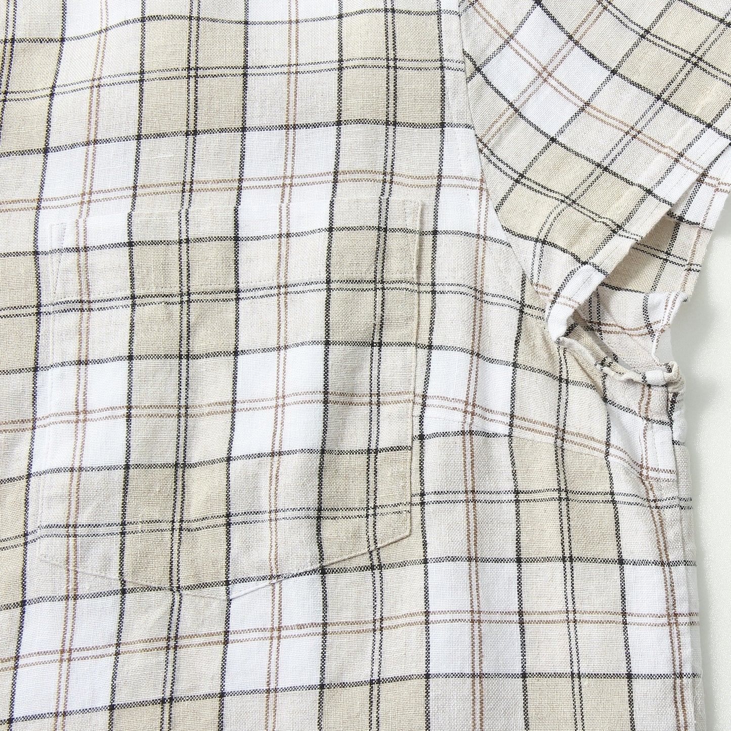 LINEN TARTAN SHIRT