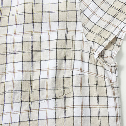 LINEN TARTAN SHIRT