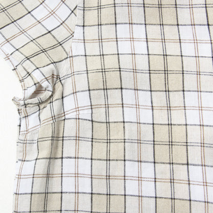 LINEN TARTAN SHIRT