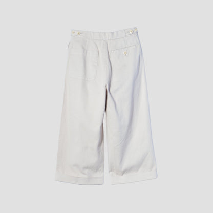 RAISED COTTON DRILL TROUSERS