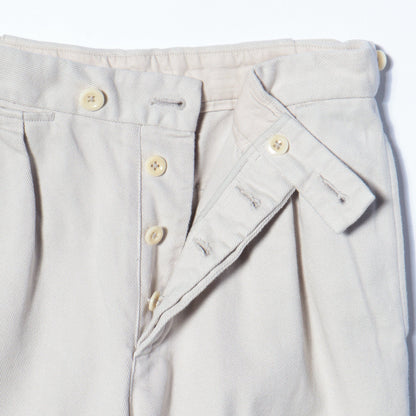 RAISED COTTON DRILL TROUSERS