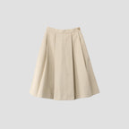 COTTON WOOL TWILL SKIRT