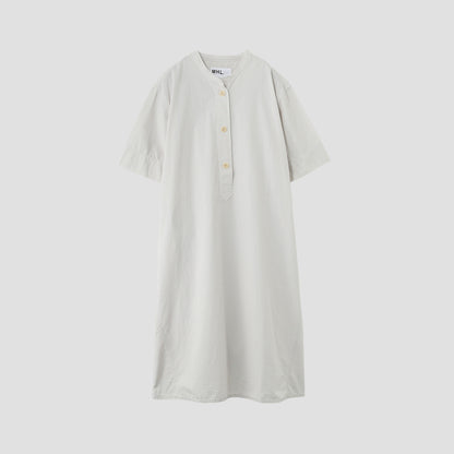 SANDED COTTON LINEN DRESS