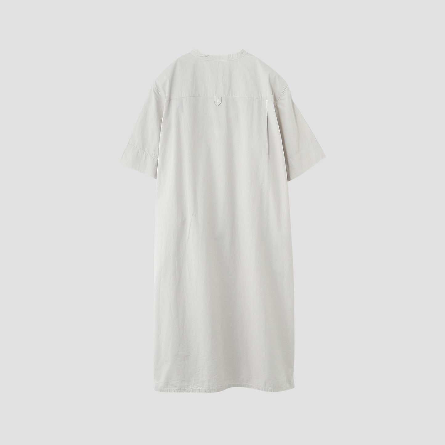 SANDED COTTON LINEN DRESS