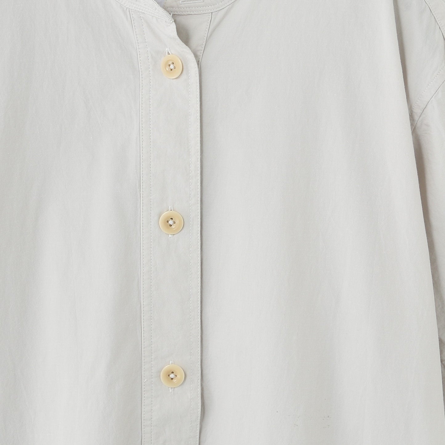 SANDED COTTON LINEN DRESS