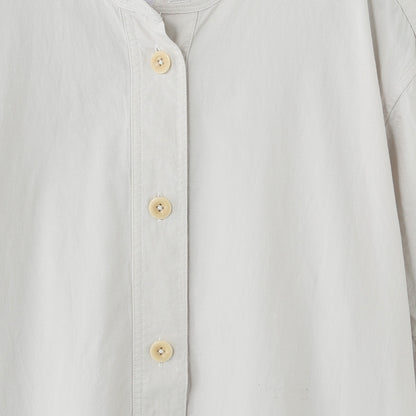SANDED COTTON LINEN DRESS
