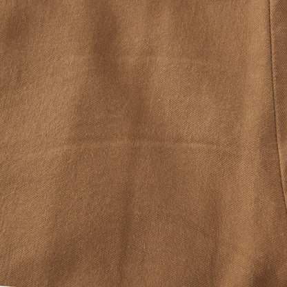 WASHED COTTON TWILL TROUSERS