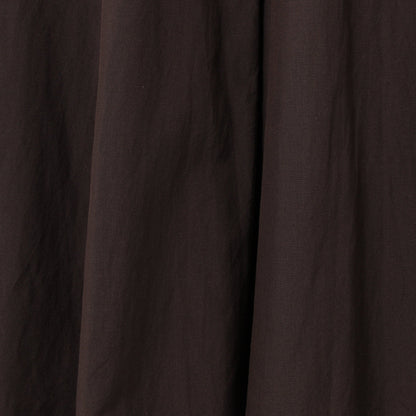 SILK COTTON POPLIN SKIRT