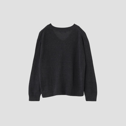 RELAXED V NECK JUMPER KNIT
