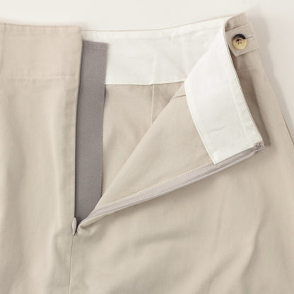 COTTON TWILL SKIRT