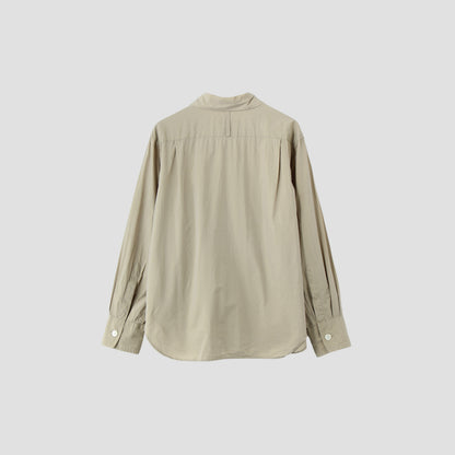 WASHED COTTON SILK SHIRT