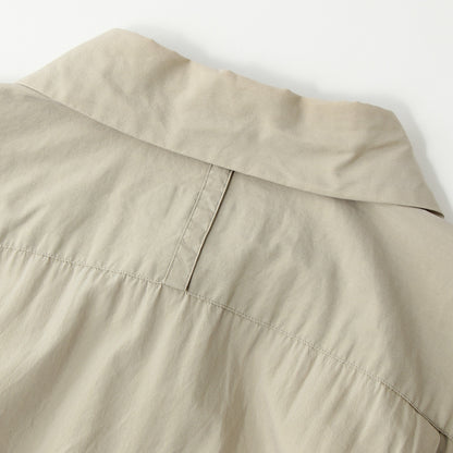 WASHED COTTON SILK SHIRT