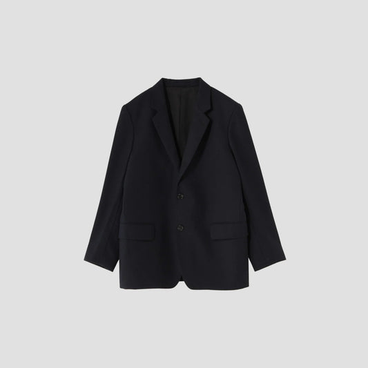 WASHED WOOL SERGE JACKET
