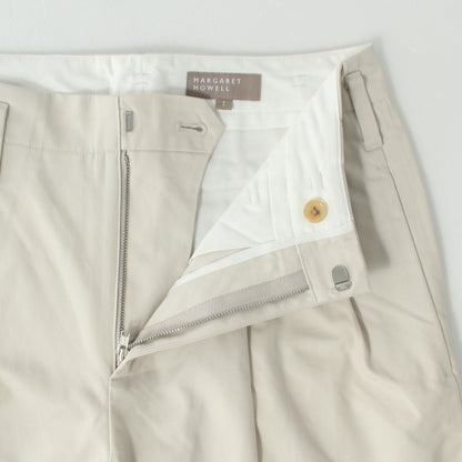 BRUSHED COTTON TWILL TROUSERS
