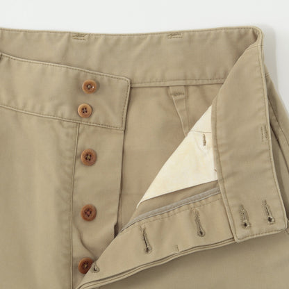 WASHED DENSE COTTON(MHL SHOP限定) TROUSERS