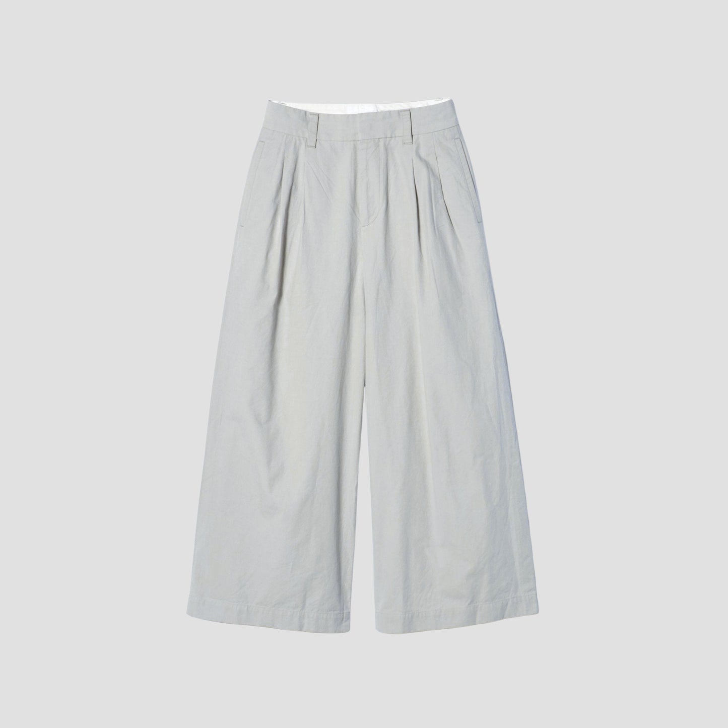 COTTON OXFORD TROUSERS