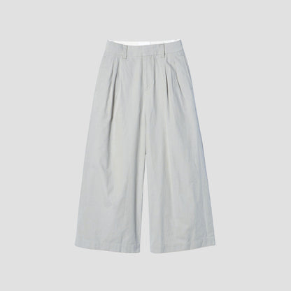 COTTON OXFORD TROUSERS