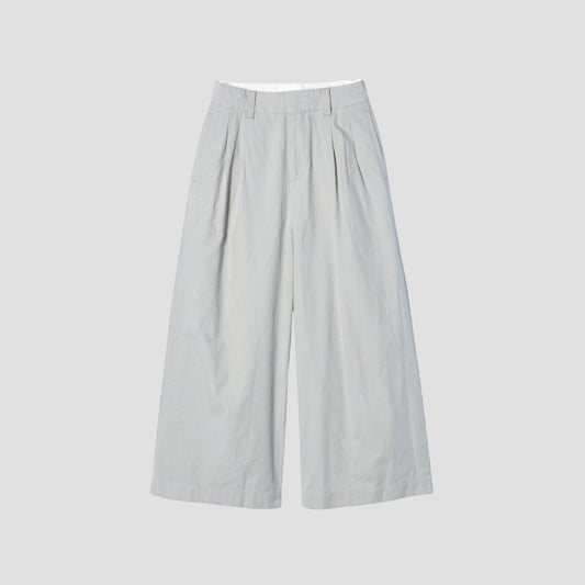COTTON OXFORD TROUSERS
