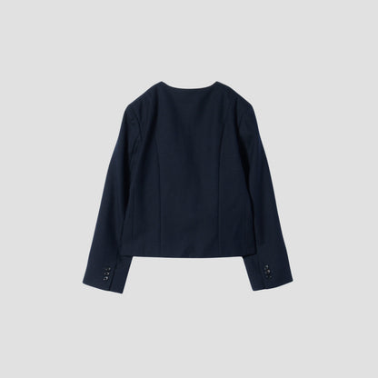 WASHED WOOL SERGE JACKET
