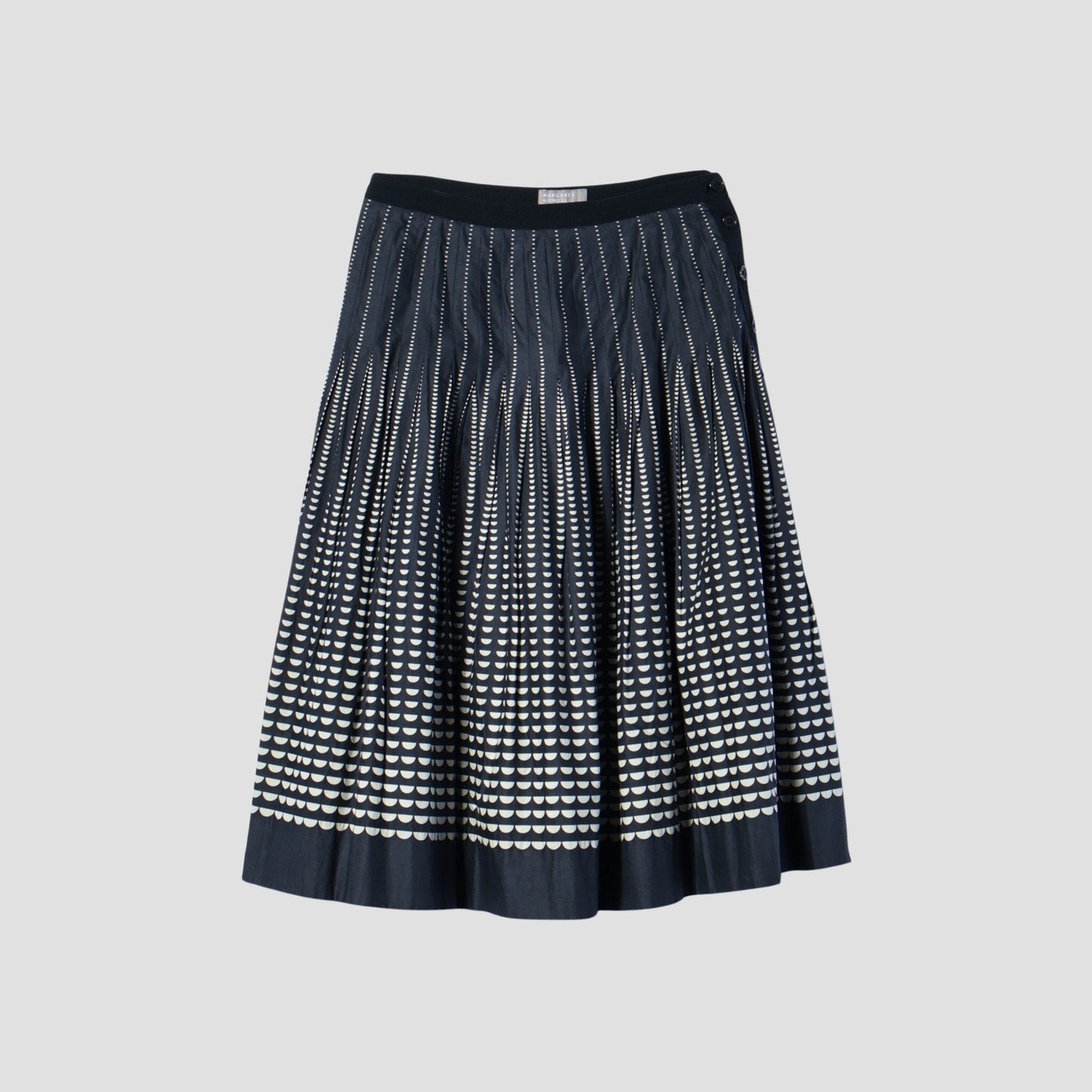 HALF MOON COTTON SKIRT