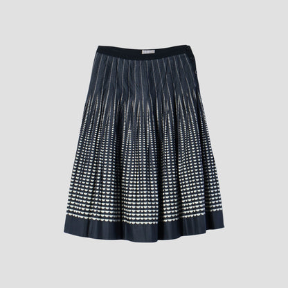 HALF MOON COTTON SKIRT