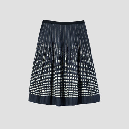 HALF MOON COTTON SKIRT