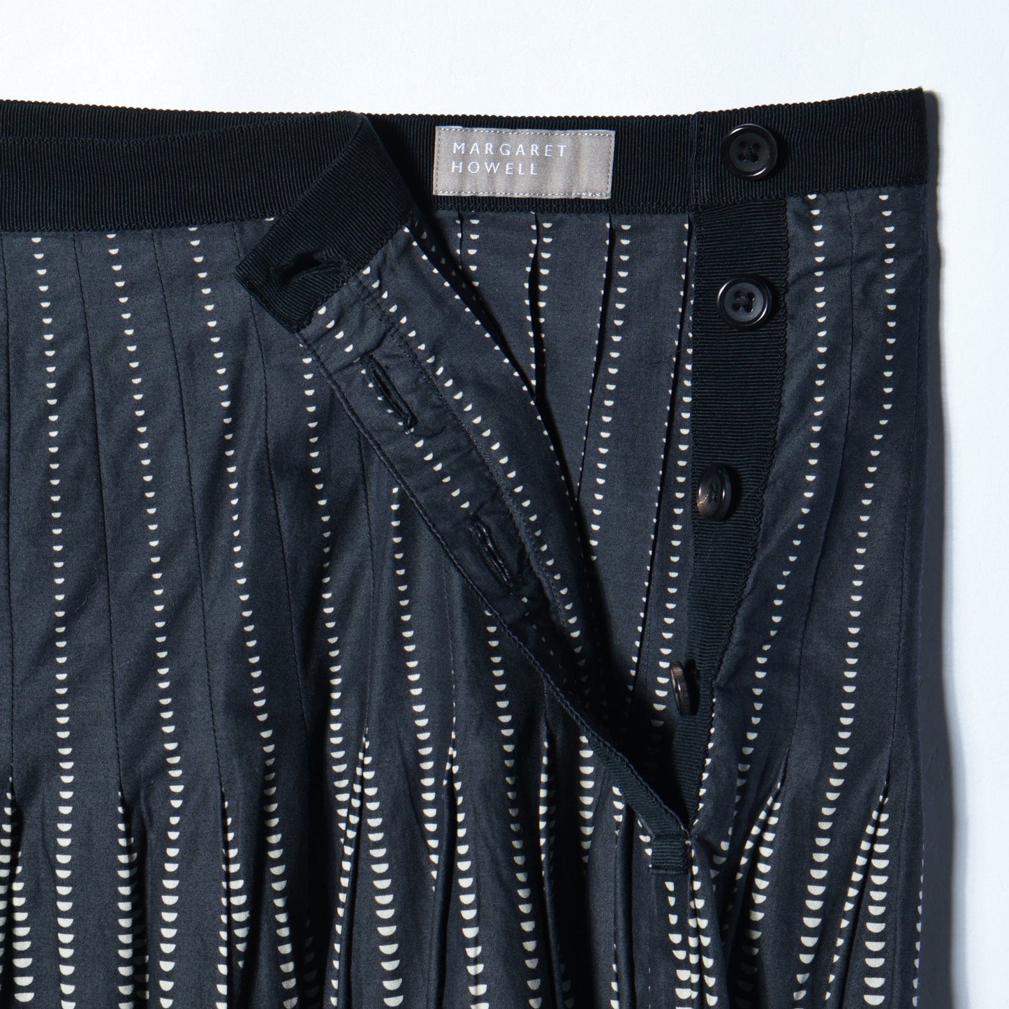 HALF MOON COTTON SKIRT
