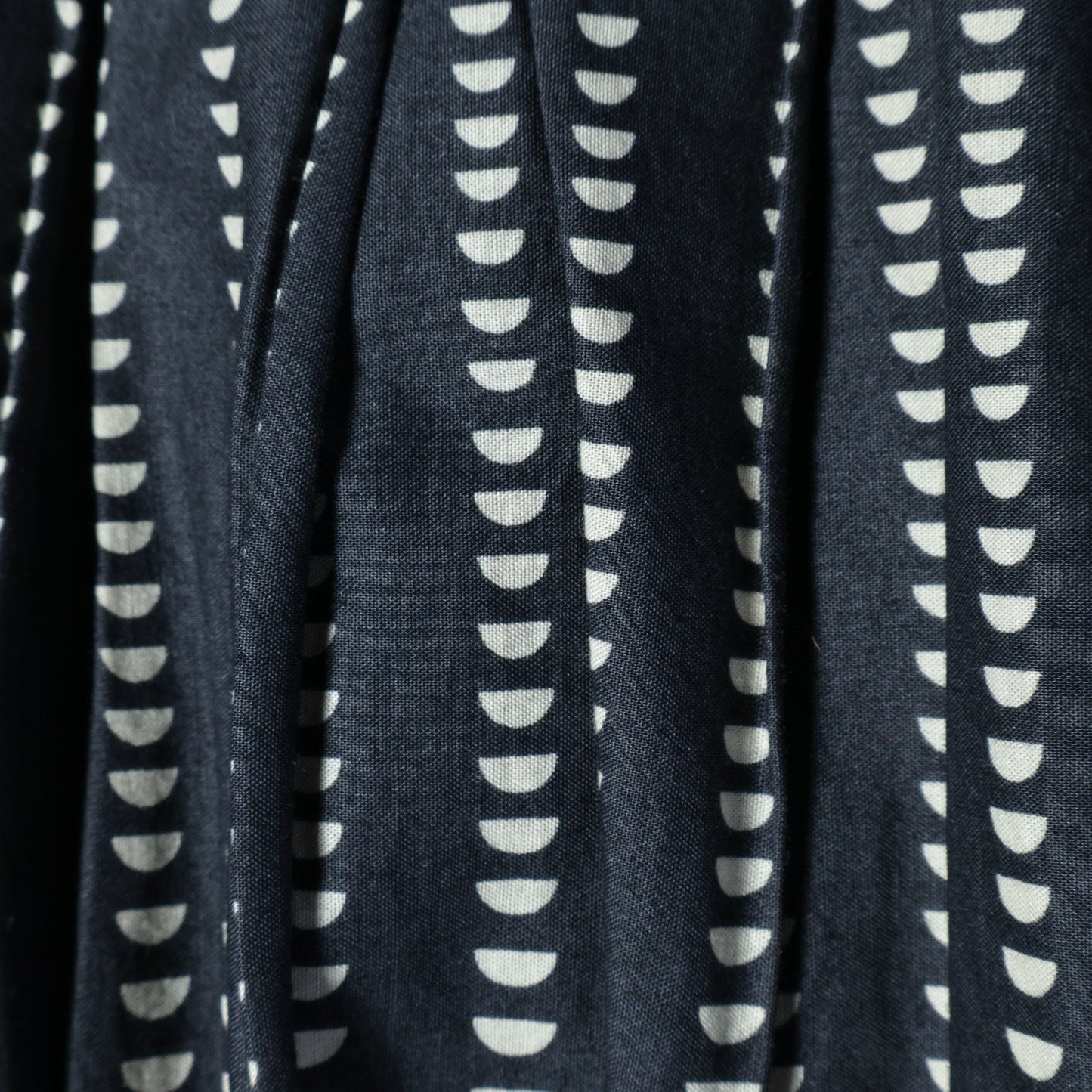 HALF MOON COTTON SKIRT