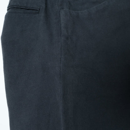 COTTON LINEN OXFORD TROUSERS