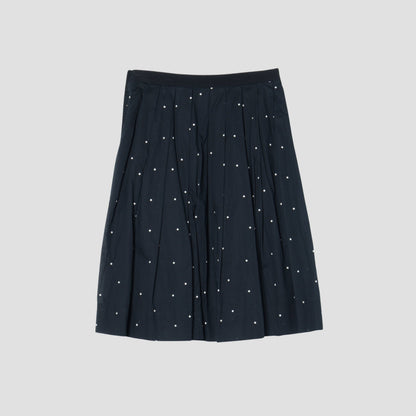 SPOT PRINT BATISTE SKIRT