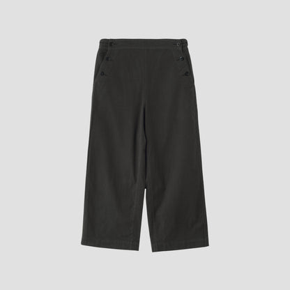 ROUGH COTTON CANVAS TROUSERS