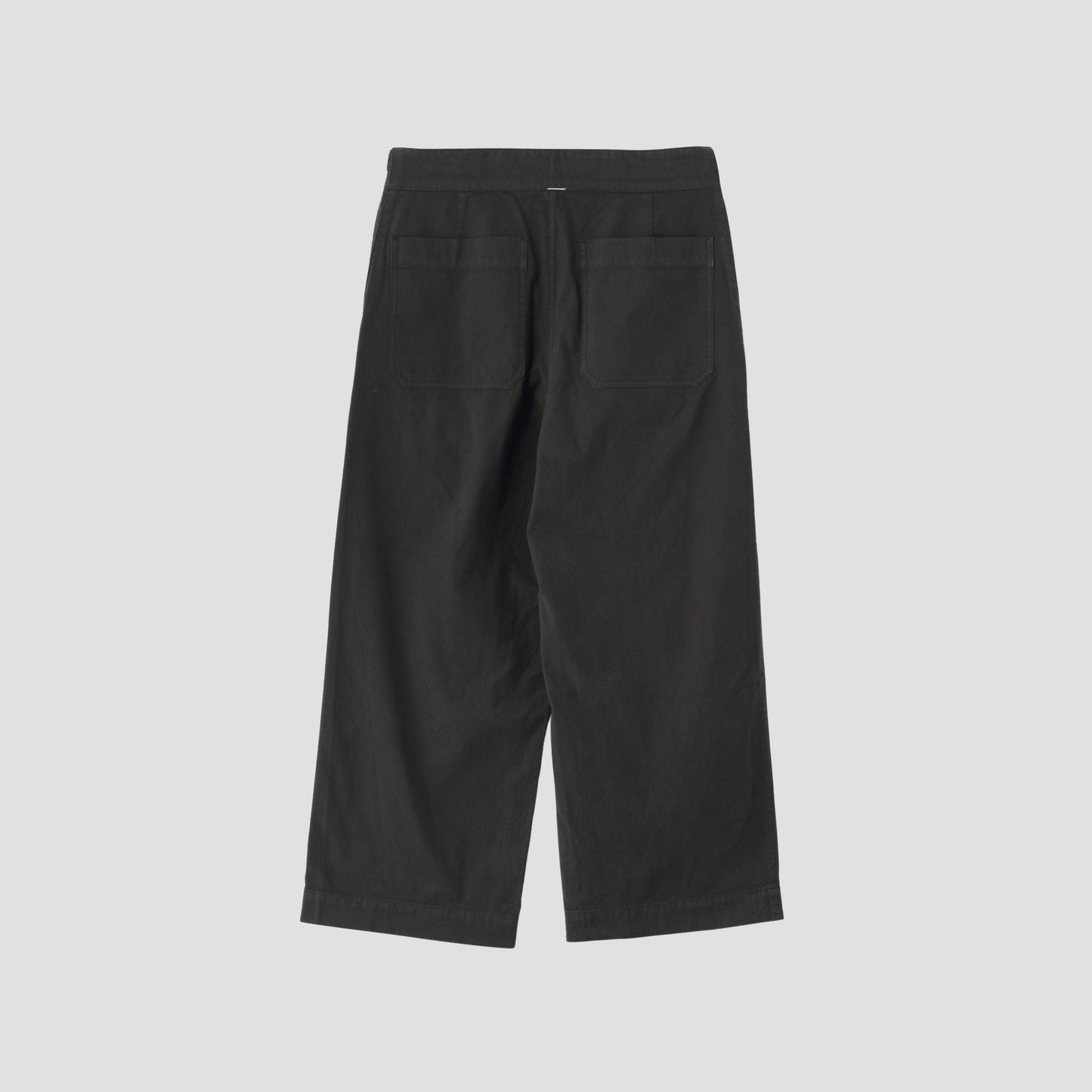 ROUGH COTTON CANVAS TROUSERS