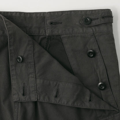 ROUGH COTTON CANVAS TROUSERS