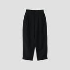 LINEN WOOL TWILL TROUSERS