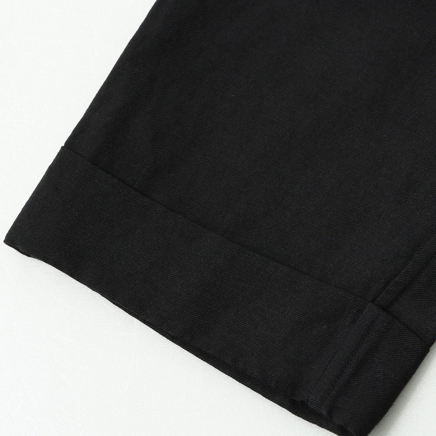 LINEN WOOL TWILL TROUSERS