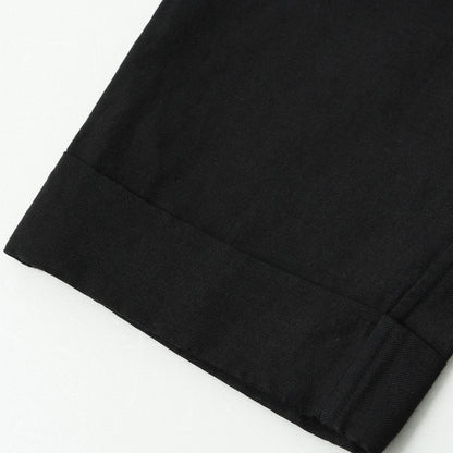 LINEN WOOL TWILL TROUSERS