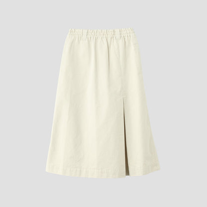BRUSHED CHINO COTTON SKIRT