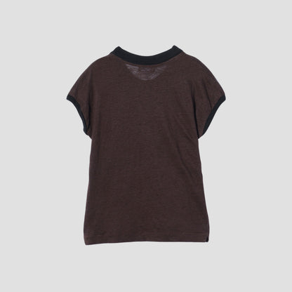 FINE LINEN JERSEY POLO