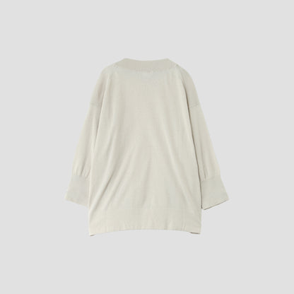 TWISTED COTTON SILK KNIT