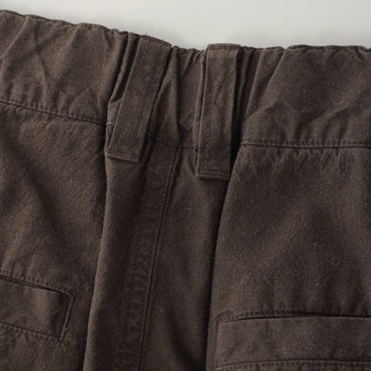 OVERDYE MELANGE COTTON LINEN TROUSERS