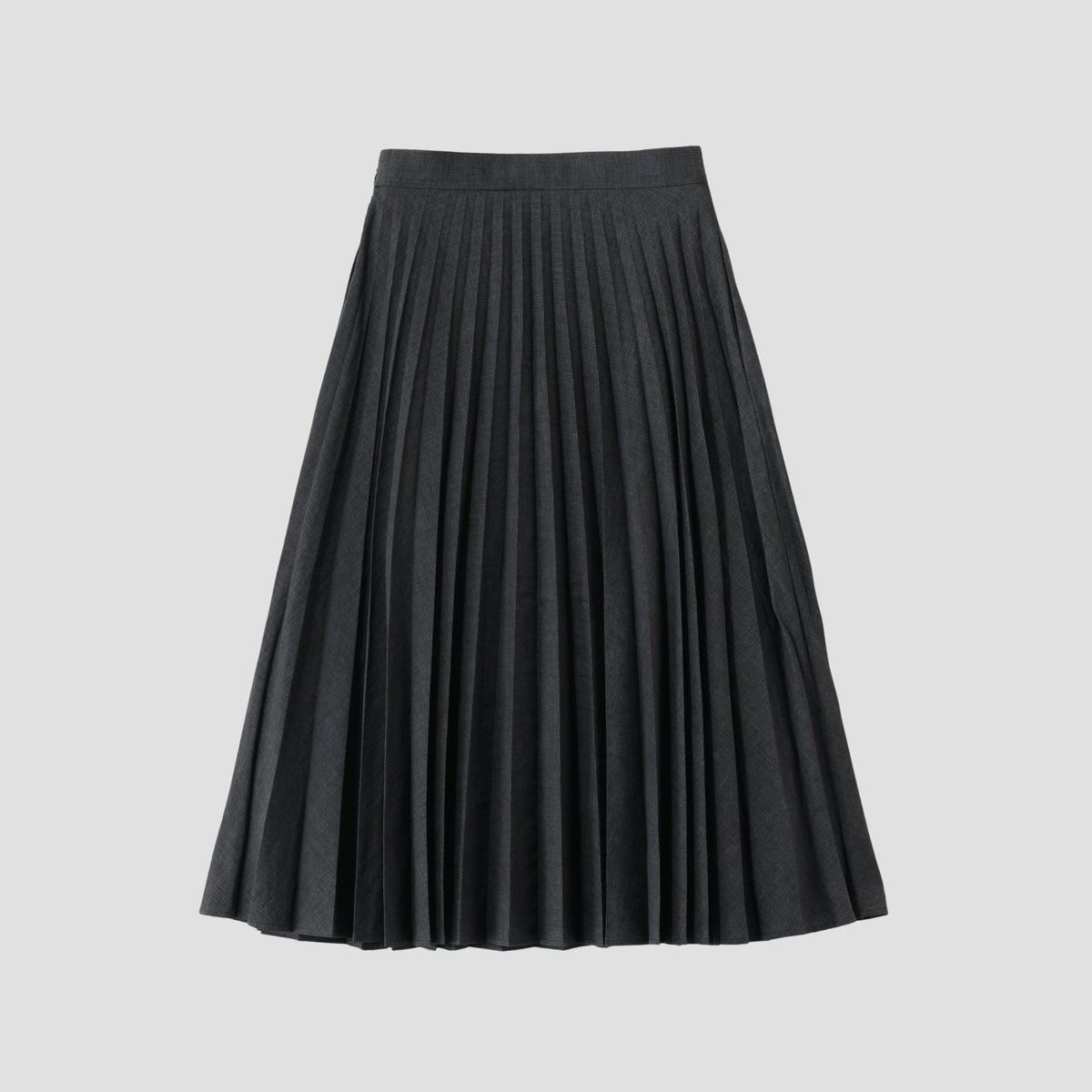 PRINCE OF WALES CHECK WOOL BLEND SKIRT