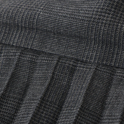 PRINCE OF WALES CHECK WOOL BLEND SKIRT