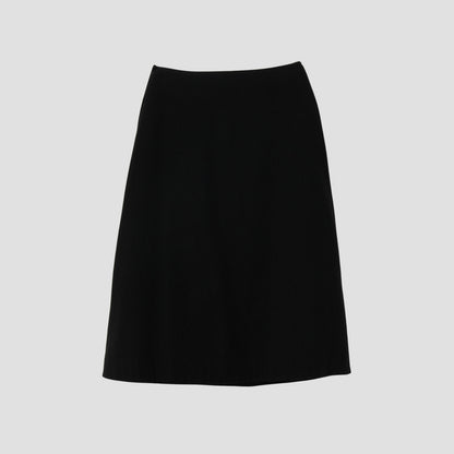 TINY HERRINGBONE WOOL SKIRT