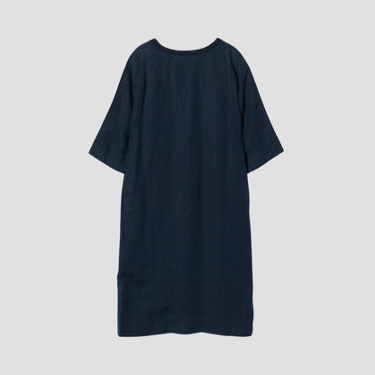 SHIRTING LINEN DRESS