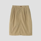COMPACT TOUGH COTTON POPLIN SKIRT