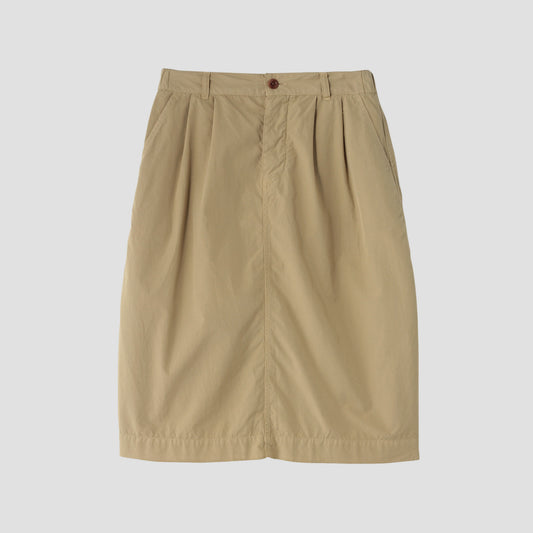 COMPACT TOUGH COTTON POPLIN SKIRT