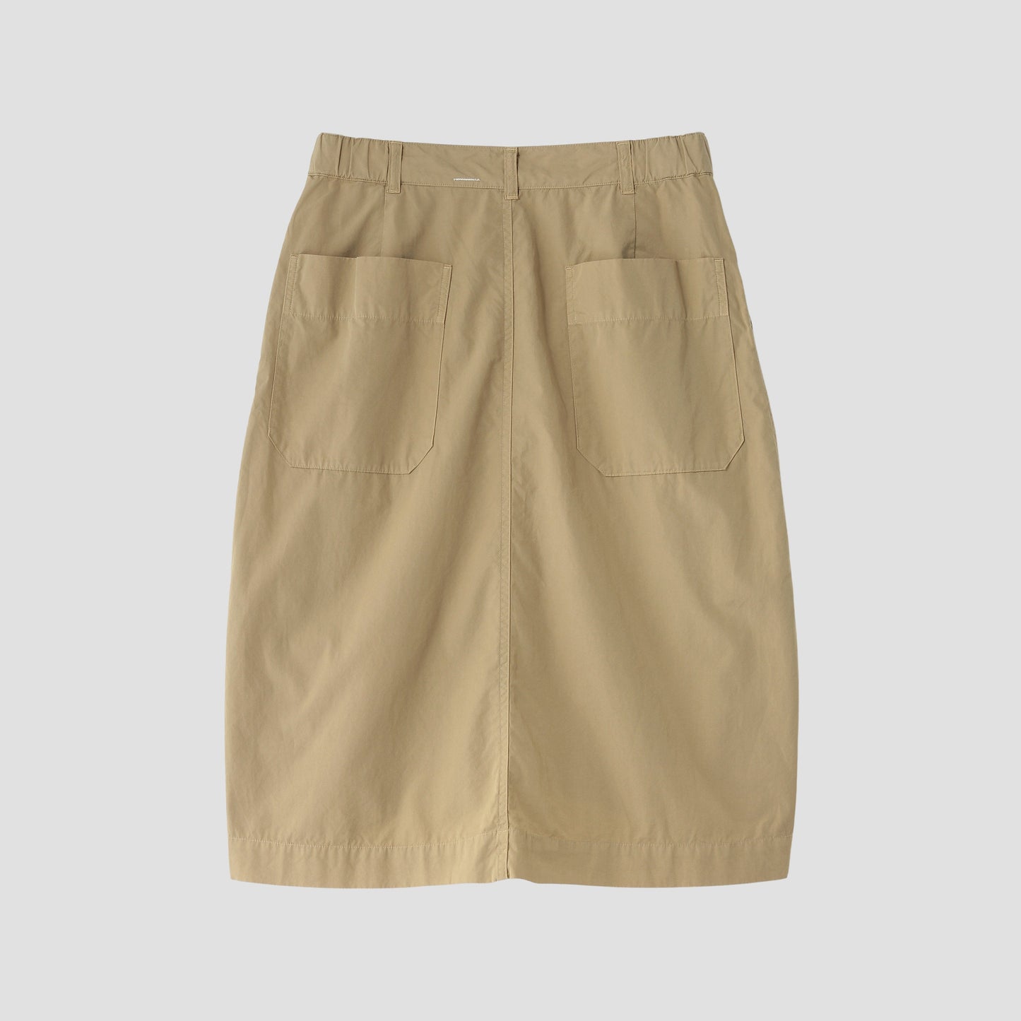 COMPACT TOUGH COTTON POPLIN SKIRT
