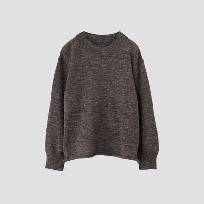 ROUGH WOOL LINEN KNIT