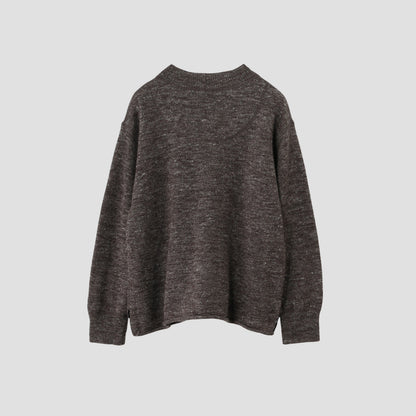 ROUGH WOOL LINEN KNIT