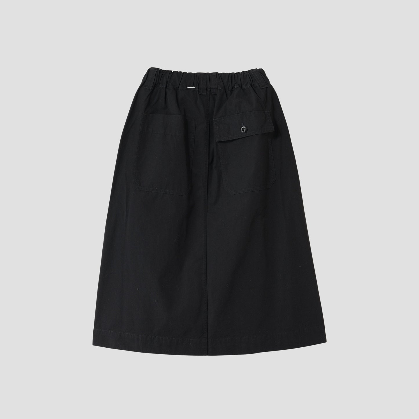 FINE COMPACT COTTON POPLIN SKIRT